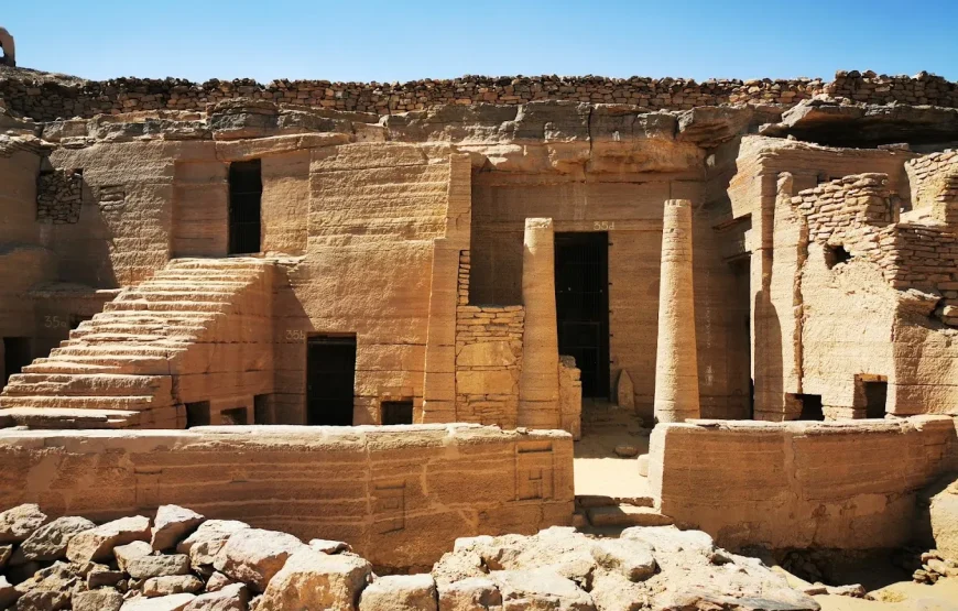 Explore the Tombs of the Nobles and Saint Simeon Monastery